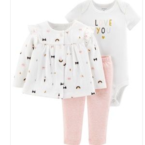 3 Piece Newborn Outfit